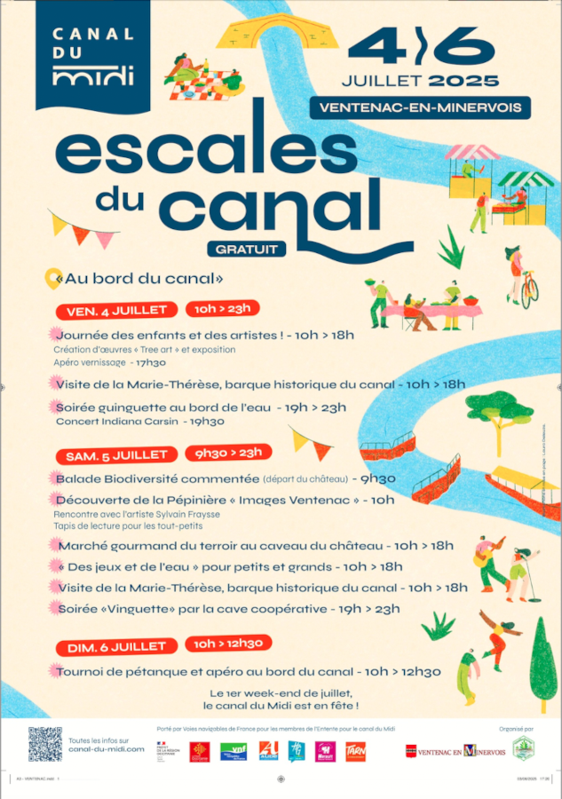 escales du canal